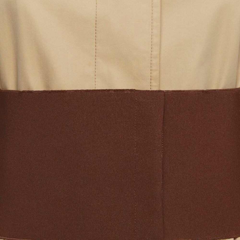 Burberry Beige Gabardine Belt Detail Trench Coat M - Picture 3 of 6
